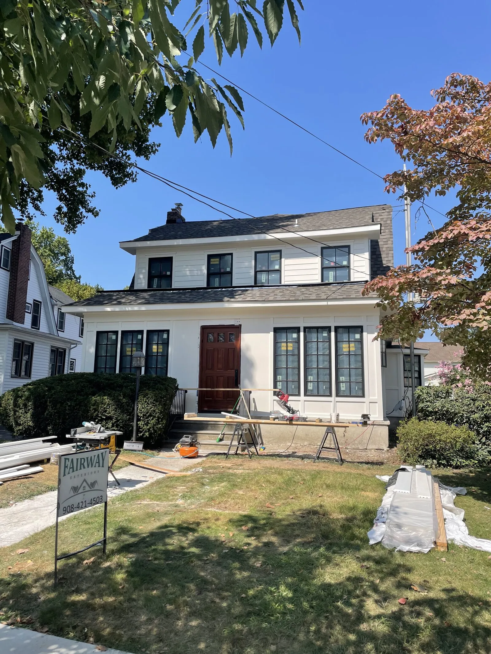 James Hardie siding installation by Fairway Exteriors in Haddonfield, NJ