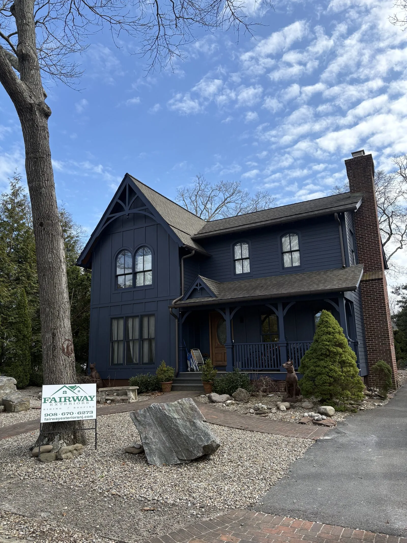Roof replacement by Fairway Exteriors in Spring Lake, NJ